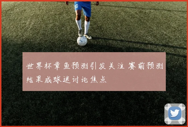 世界杯章鱼预测引发关注 赛前预测结果成球迷讨论焦点